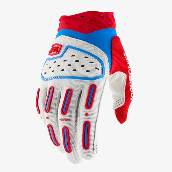 100% Airmatic 2 Gloves - Red/White/Blue 10041-00026