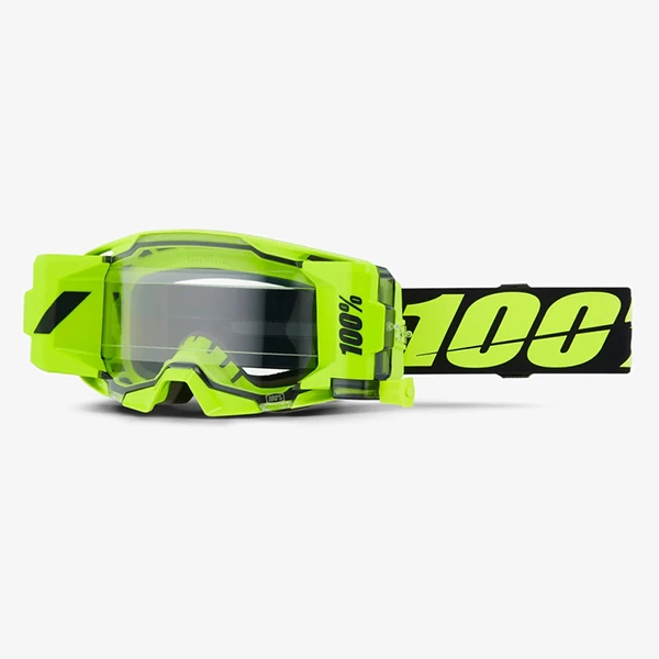 100% ARmatic ForeCast Goggles - Neon Yellow Clear Lens