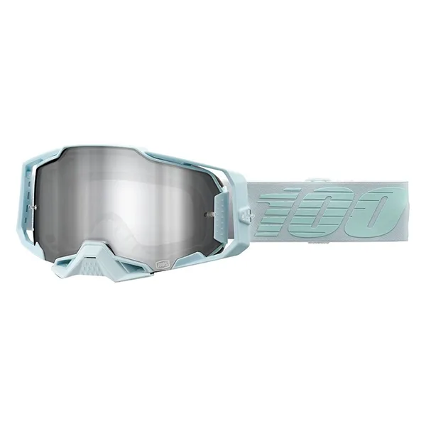 100% Armega Goggle - Fargo Silver Mirror Lens