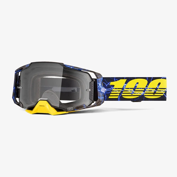 100% Armega Goggle - Furious Silver Mirror Lens