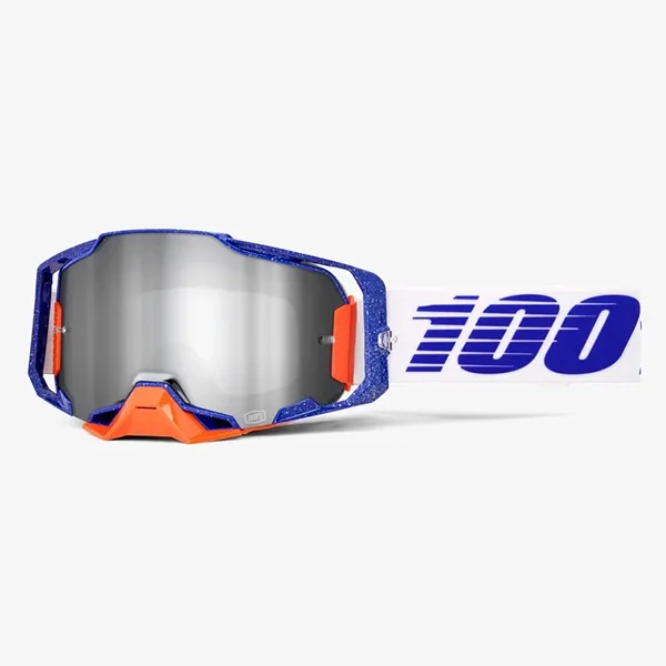 100% Armega Goggle - Lavingdaad Silver Mirror Lens 50005-00043