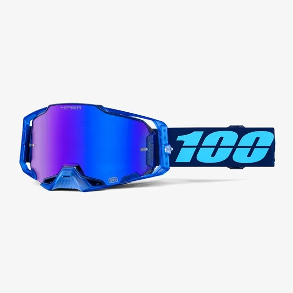 100% Armega Goggle - Hiper Coupe Blue Mirror Lens