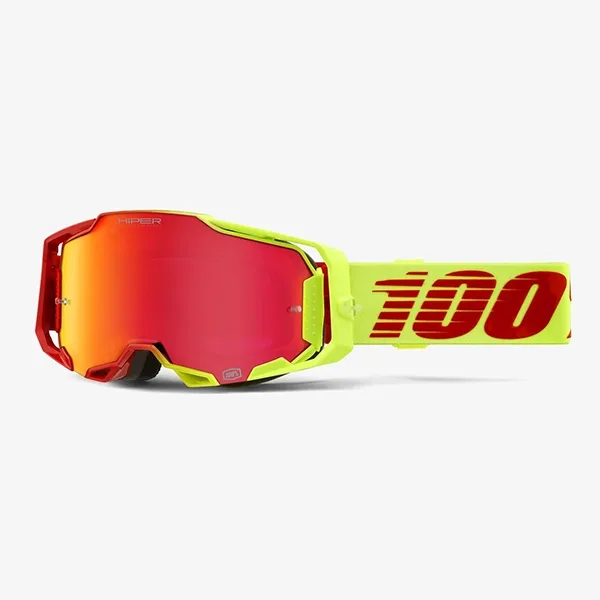 100% Armega Goggle - Hiper Solaris Red Mirror Lens