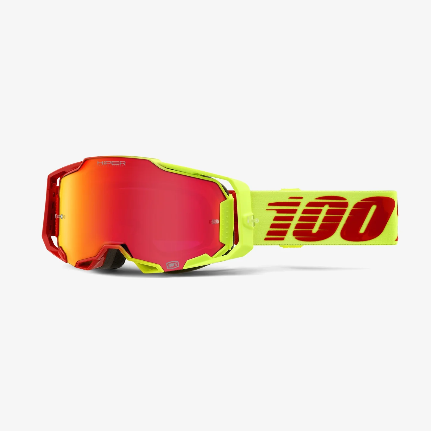 100% Armega Goggle - Hiper Solaris Red Mirror Lens