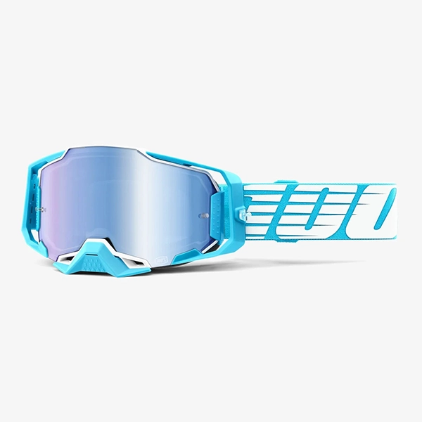 100% Armega Goggle - Oversized Sky Blue Mirror Lens