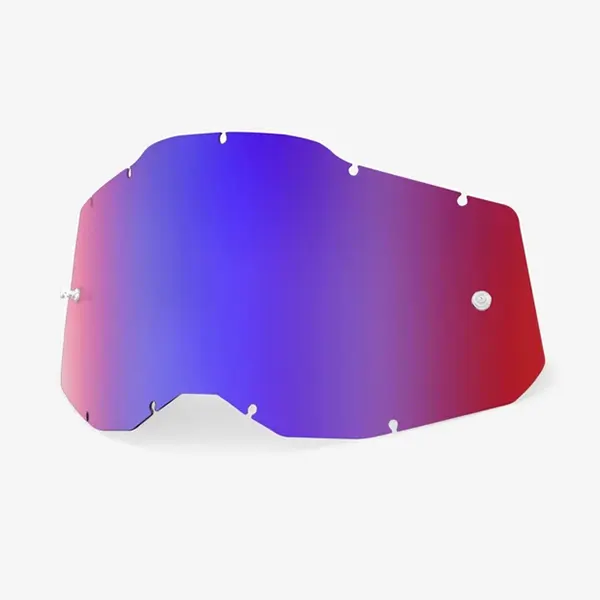 100% RC2/AC2/ST2 Replacement Lens - Red/Blue