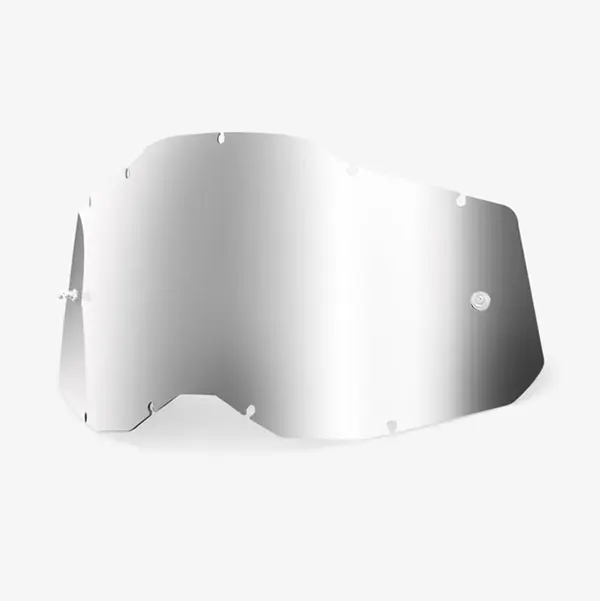 100% RC2/AC2/ST2 Replacement Lens - Silver
