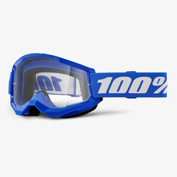 100% Strata 2 Goggle - Blue Clear Lens