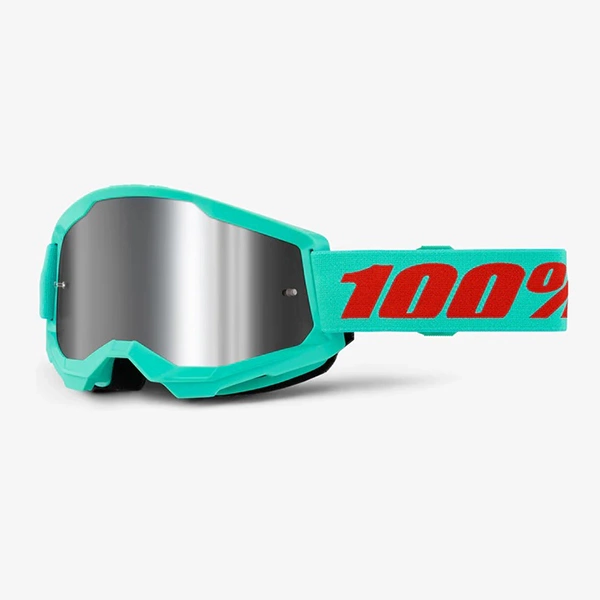100% Strata 2 Goggle - Maupiti Silver Mirror Lens