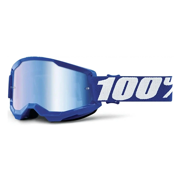 100% Strata 2 Goggle - Blue Blue Mirror Lens