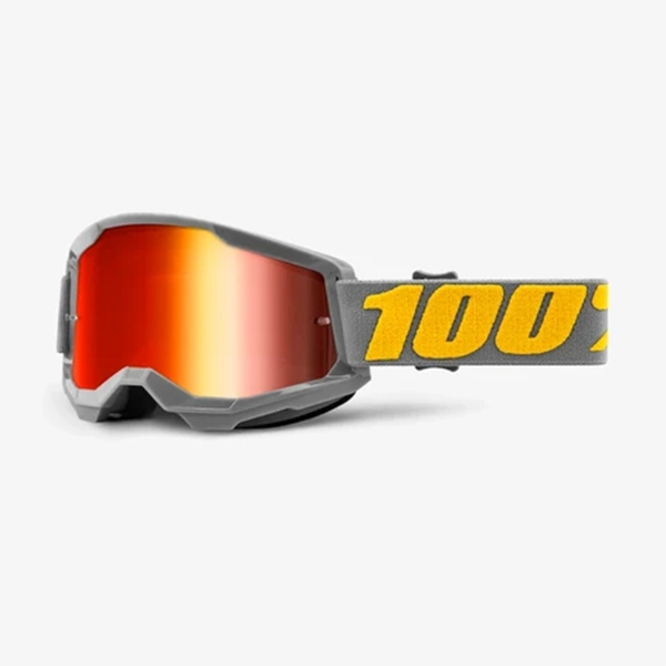 100% Strata 2 Goggle - Izipizi Red Mirror Lens