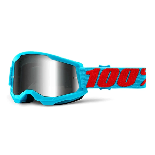 100% Strata 2 Goggle - Summit Silver Mirror Lens