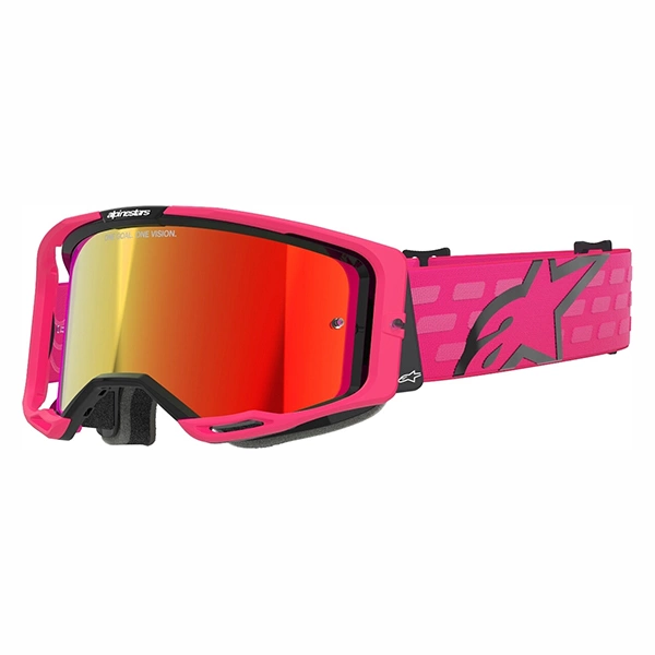 Alpinestars Vision 8 Corp Goggles - Pink Mirror Red
