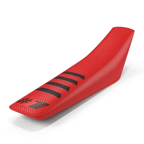 OneGripper Seat Cover - RIBBED - Red/Black
