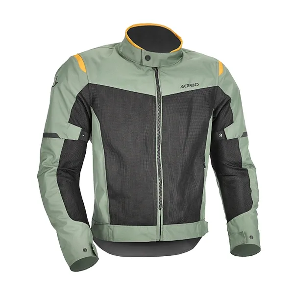 Acerbis CE Ramsey Vented 2.0 Jacket - Green/Yellow