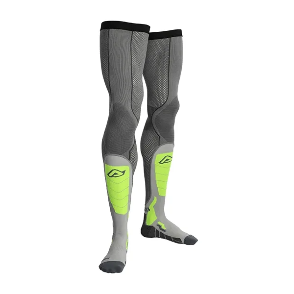 Acerbis X-Leg Pro Vented Socks - Grey/Yellow