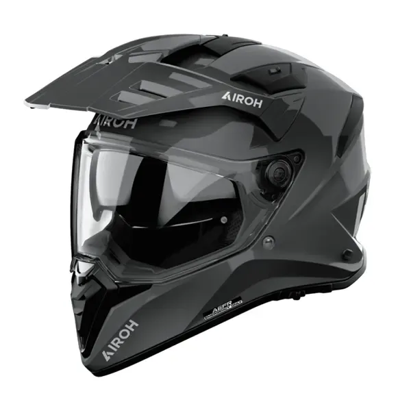 Airoh Bandit Color Adventure Helmet - Dark Grey Gloss