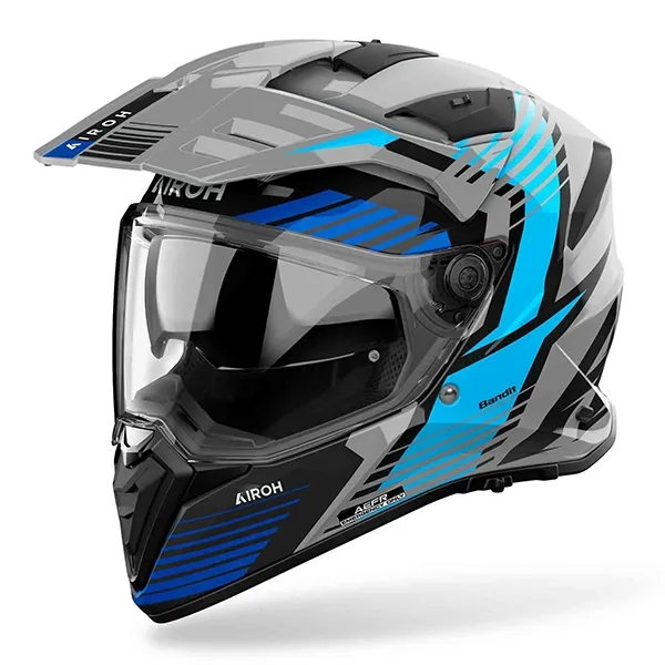 Airoh Bandit Spicy Adventure Helmet - Blue