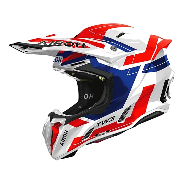 Airoh Twist 3 Dynasty Helmet - Blue/Red