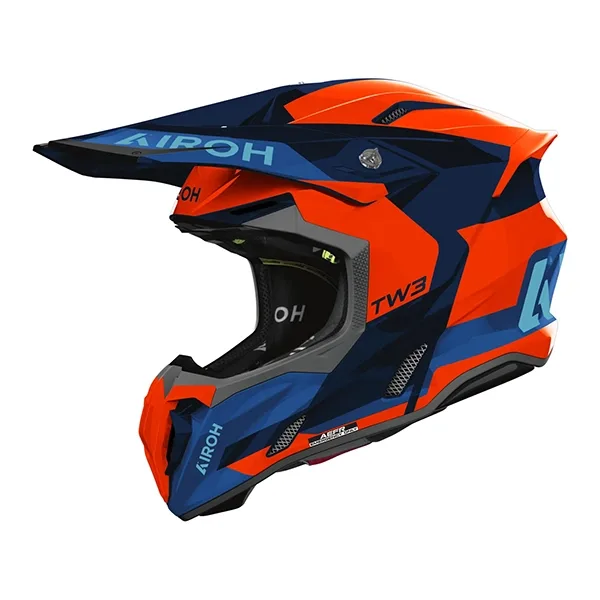Airoh Twist 3 Fancy Helmet - Orange/Blue