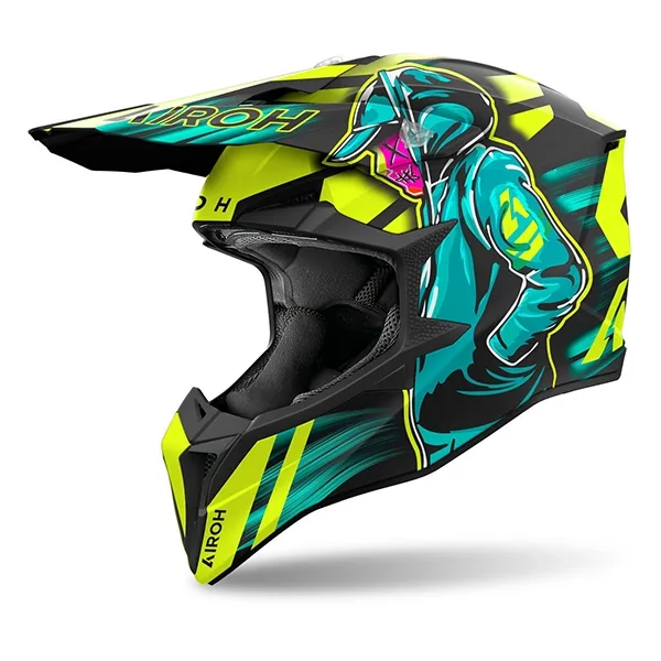 Airoh Wraaap Cyber Motocross Helmet