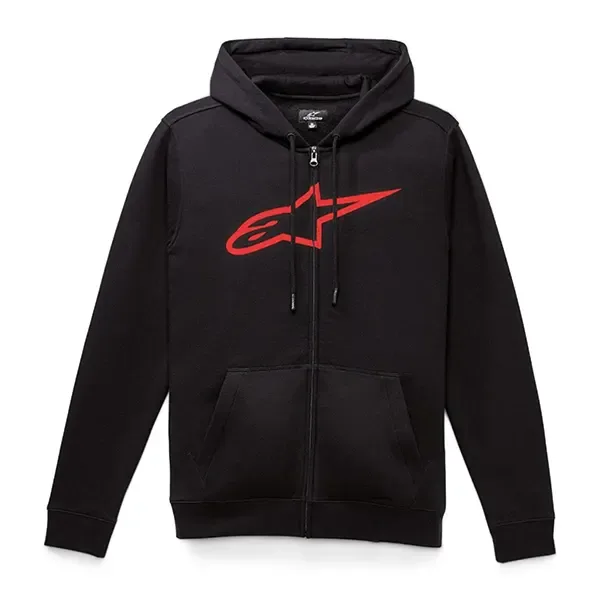 Alpinestars Ageless Zip V3 Hoodie - Black/Red
