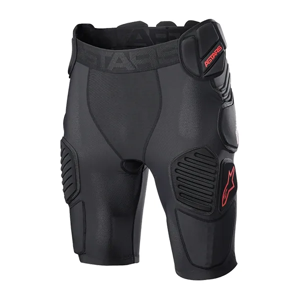 Alpinestars Bionic Pro Protection Shorts - Black/Red