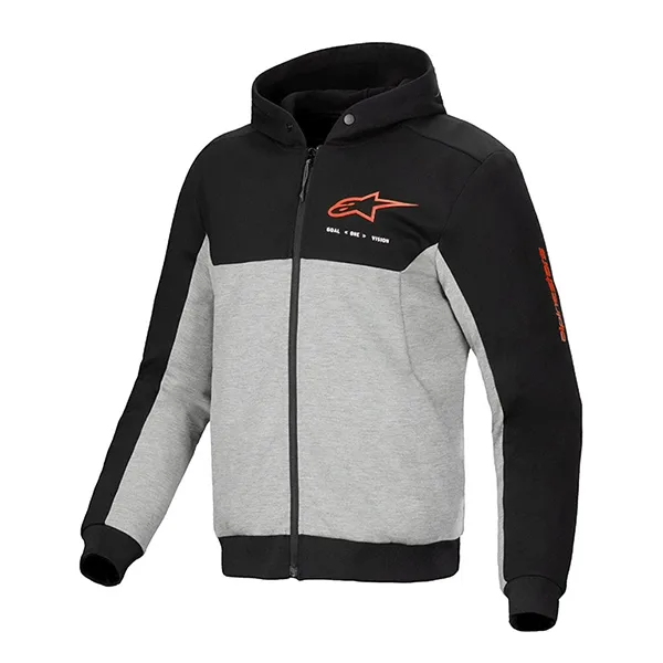 Alpinestars Chrome V2 Sport Hoodie - Black/Grey/Red
