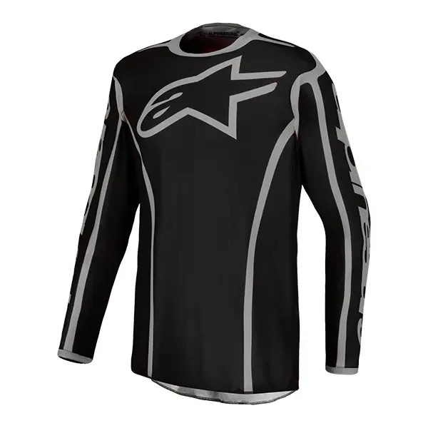 Alpinestars Fluid Apex V2 Jersey - Black/Silver