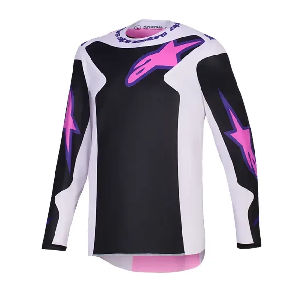 Alpinestars Fluid Grid Jersey (2026) - Black/Light Grey Purple