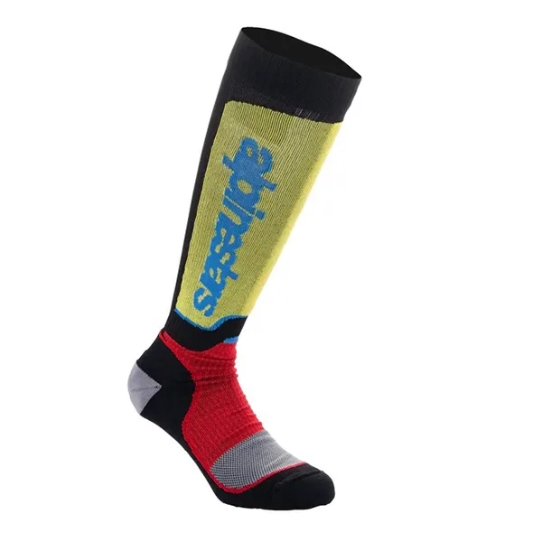 Alpinestars MX Plus Socks - Black/Red/Blue