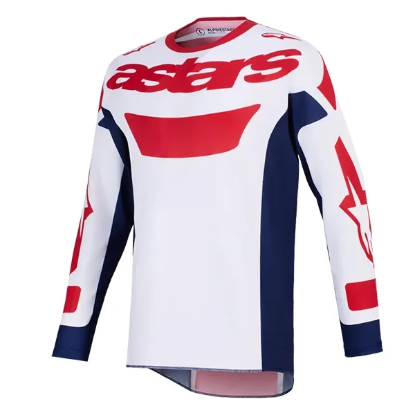 Alpinestars Racer Riway Jersey (2026) - White/Blue/Red