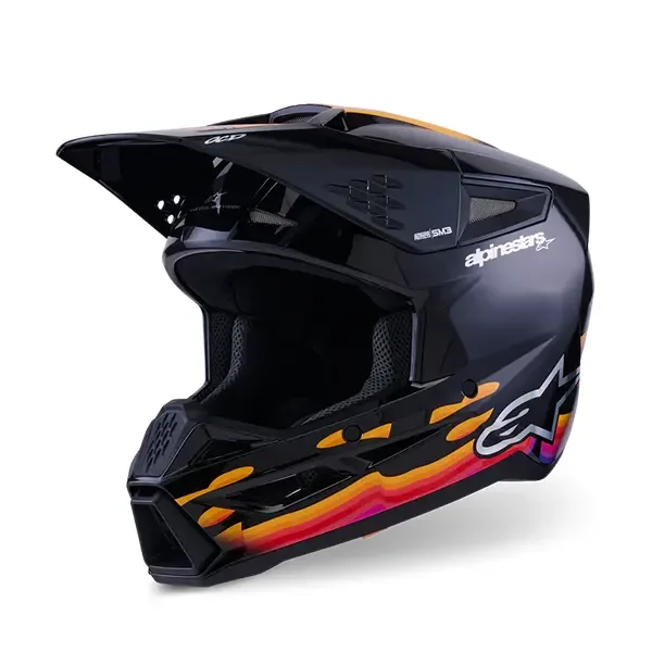 Alpinestars SM3 Force MX Helmet - Glossy Black 8301126-1180