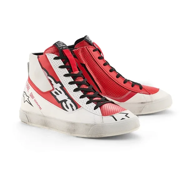 Alpinestars Stated Flair Shoes - White/Bright Red