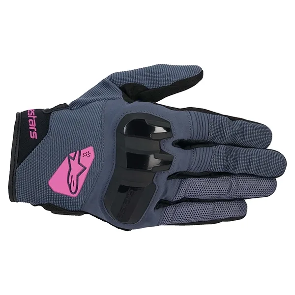 Alpinestars Ladies Stella Chrome V2 Gloves - Asphalt/Black/Purple