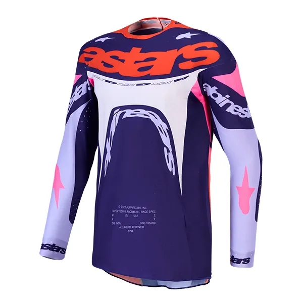 Alpinestars Supertech Dyna Jersey - Violet/Purple/Pink