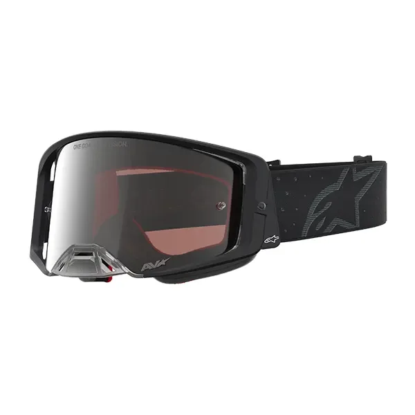 Alpinestars Supertech Cloak Goggles - Black Mirror Silver