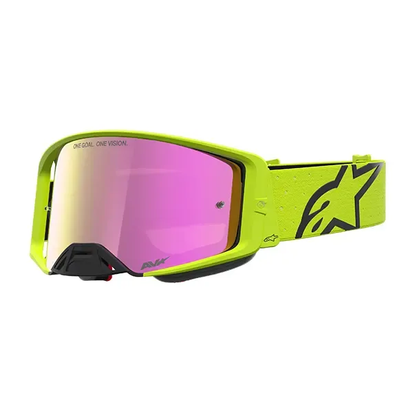 Alpinestars Supertech Vesta Goggles - Yellow/Black Mirror Red