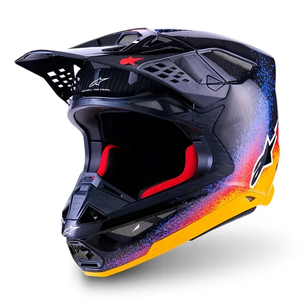 Alpinestars Supertech M10 Black Hole Helmet - Black Burst Glossy ASH83053261674