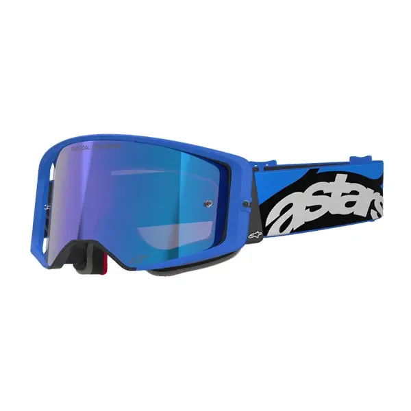 Alpinestars Supertech Stream Goggles Absolute Vision - Blue Mirror Blue