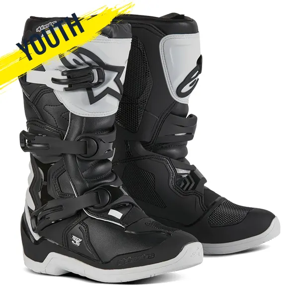 Alpinestars Tech 3S Youth Boots - Black/White