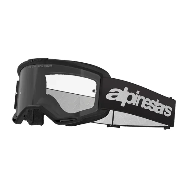 Alpinestars Vision 3 Wordmark Goggles - Black Clear