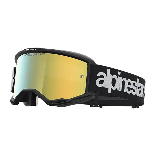 Alpinestars Vision 5 Hone Goggles - Black/White Mirror Gold