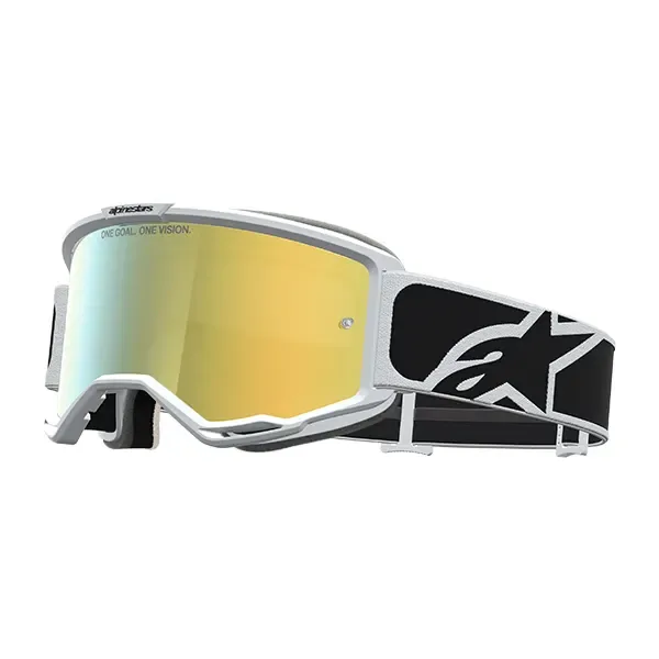 Alpinestars Vision 5 Rora Goggles - Black/White Mirror Gold