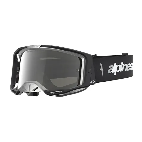 Alpinestars Vision 8 Amber Goggles - Black/Silver Mirror Silver
