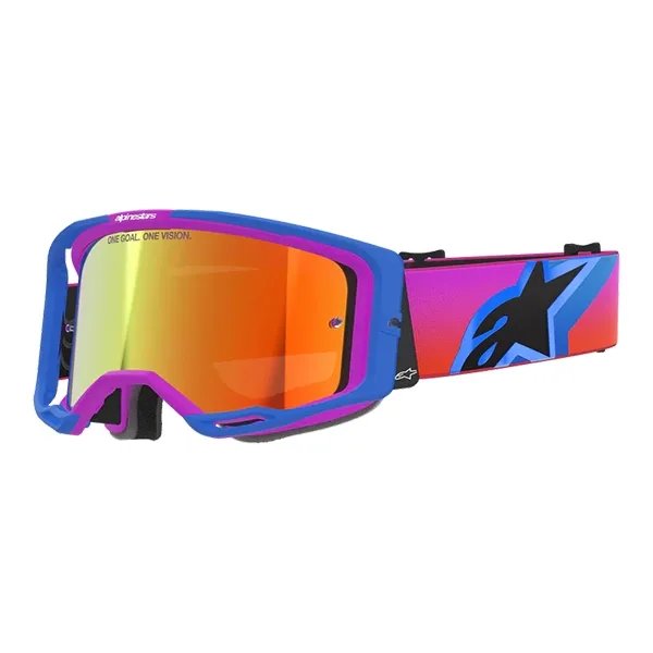 Alpinestars Vision 8 Corp Goggles - Ucla Purple/Orange Mirror Red 5101625728