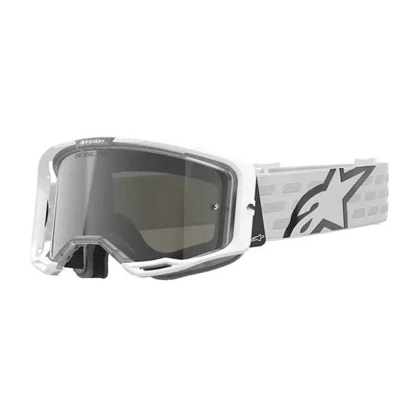 Alpinestars Vision 8 Corp Goggles - White Mirror Silver