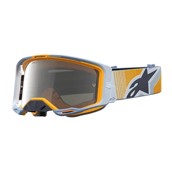 Alpinestars Vision 8 Maven Goggles - Blue/Orange Mirror Silver
