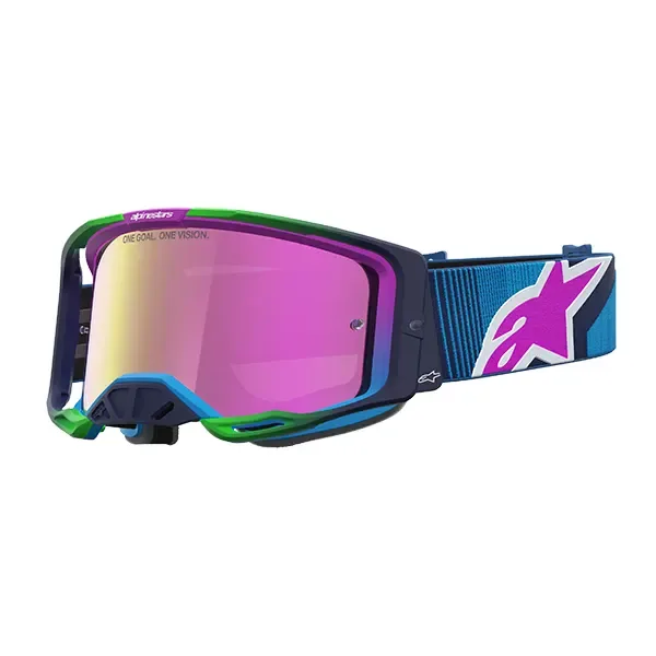 Alpinestars Vision 8 Maven Goggles - Blue/Purple Mirror Pink