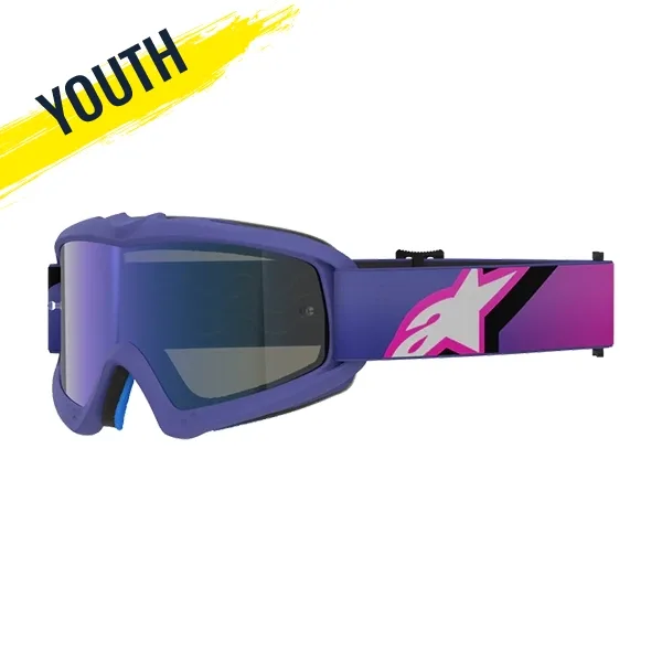 Alpinestars Vision Corp Youth Goggles - Purple/Pink Mirror Blue 51402253152